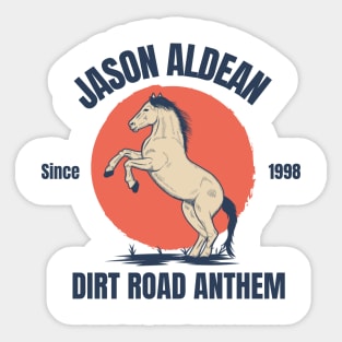 Jason Aldean // Horse Art Sticker